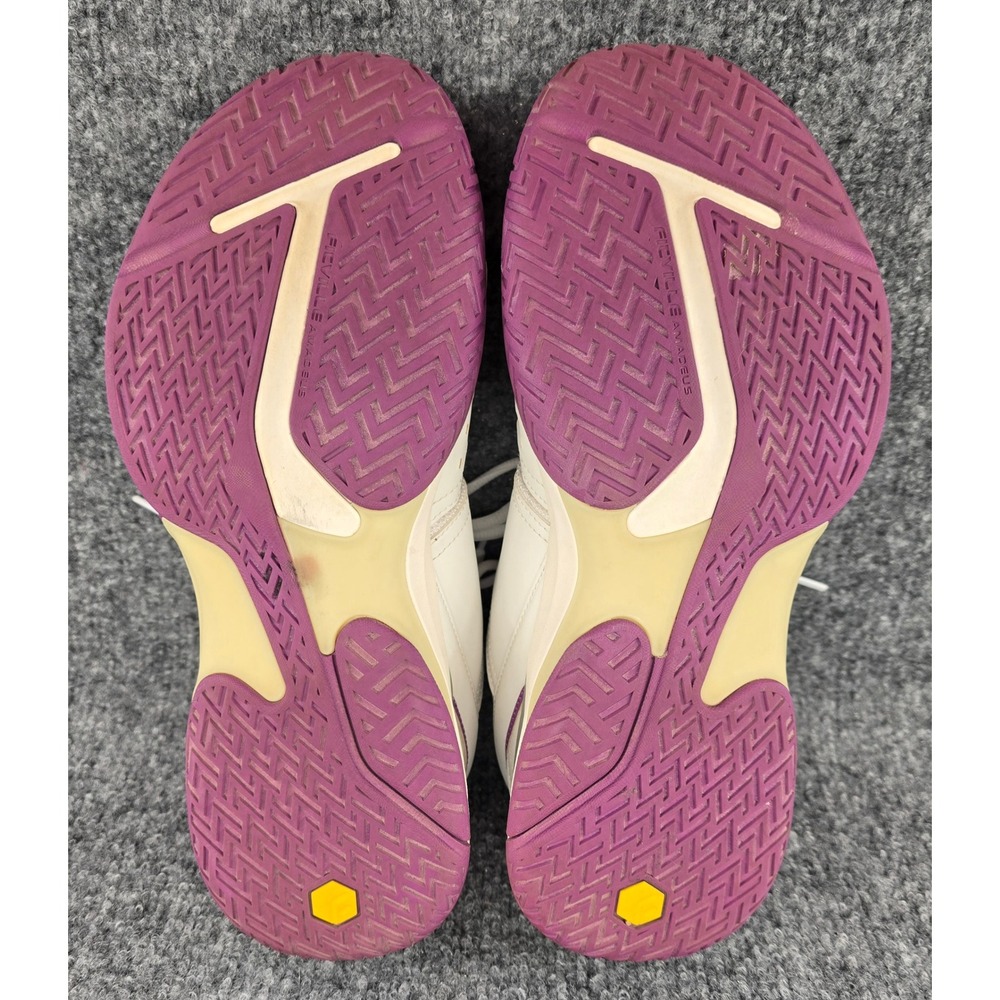 FitVille Amadeus Tennis Pickleball Shoes Women's 11 White Purple Athletic Clean - Picture 6 of 8